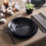 Plato de Postre Luminarc Cottage Negro Vidrio 19 cm