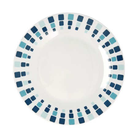 Assiette plate Quid Simetric Bleu Céramique Ø 23 cm