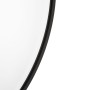 Espejo de pared Negro Aluminio Cristal 80 x 4 x 80 cm