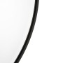 Miroir mural Noir Aluminium Verre 100 x 4 x 100 cm