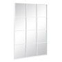 Espejo de pared Blanco Metal Cristal Hierro Ventana 90 x 3 x 120 cm