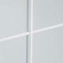 Espejo de pared Blanco Metal Cristal Hierro Ventana 90 x 3 x 120 cm