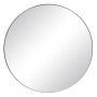 Miroir mural Noir Verre Fer 139 x 1,5 x 139 cm
