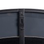 Espejo de pared Negro Cristal Hierro 139 x 1,5 x 139 cm
