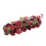 Portavelas Navideño Rojo Multicolor Plástico Foam 36 x 14 x 8 cm