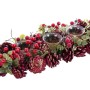 Portavelas Navideño Rojo Multicolor Plástico Foam 36 x 14 x 8 cm