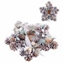 Portavelas Navideño Multicolor Plástico Foam 28 x 28 x 7 cm