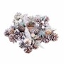 Portavelas Navideño Multicolor Plástico Foam 28 x 28 x 7 cm