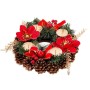 Bougeoirs de Noël Rouge Multicouleur Métal Plastique 30 x 30 cm