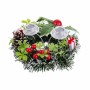 Bougeoirs de Noël Rouge Multicouleur Métal Plastique 15 cm