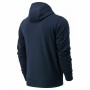 Sweat à capuche et fermeture éclair homme New Balance MJ03558 Marin