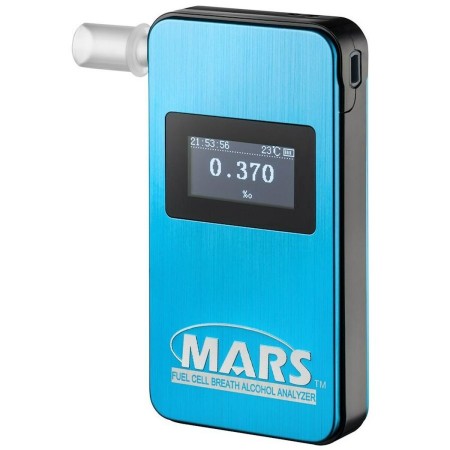 Alcoholímetro Digital Alcovisor Mars Azul