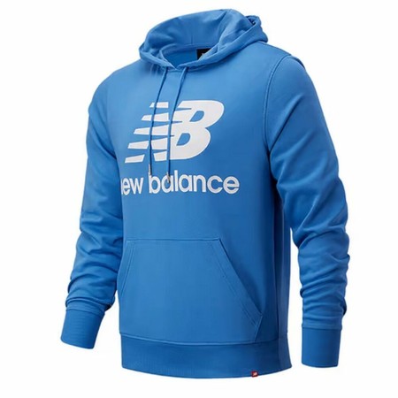 Sweat à capuche homme New Balance MT03558 Bleu