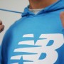 Sweat à capuche homme New Balance MT03558 Bleu