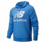 Sweat à capuche homme New Balance MT03558 Bleu
