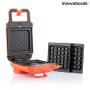 Gofrera y Sandwichera 2 en 1 con Recetas Wafflicher InnovaGoods Negro Rojo 600 W (Reacondicionado A+)