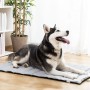 Lit Portable Imperméable pour Animaux de Compagnie Huismat InnovaGoods Blanc Gris (Reconditionné A+)