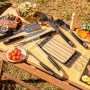 Kit de Utensilios para Barbacoa con Maletín BBSet InnovaGoods 12 Piezas Metal (Reacondicionado A+)