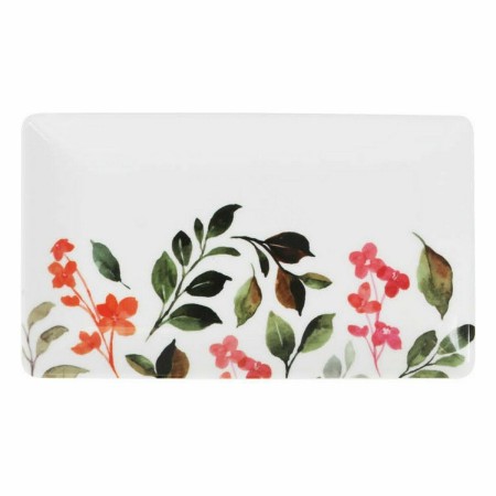 Plateau apéritif La Mediterránea Petunia Mélamine Brille 25 x 15 x 2 cm