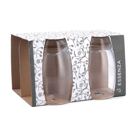 Set de Vasos Essenza Transparente Vidrio 470 ml (4 Unidades)