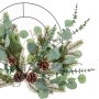 Colgador para Puertas Navidad Verde Natural Metal Plástico 51 cm