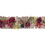 Accroches- portes Noël Rouge Multicouleur Rotin Plastique Foam Ananas 50 x 10 x 6 cm
