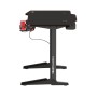 Mesa de Escritorio Trust GXT 1175 Imperius XL Gaming Negro Acero 140 x 66 cm