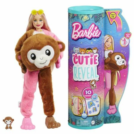 Poupée Barbie Cutie Reveal Singe