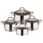 Batería de Cocina Bergner Gourmet Acero Inoxidable Plateado (8 pcs)