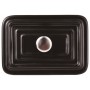 Cacerola Masterpro Rectangular Negro Gres black (15,8 x 9 x 4,5 cm)