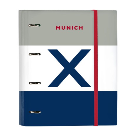 Carpeta de anillas Munich College Recambio (100 Hojas) Multicolor A4