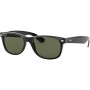 Lunettes de soleil Unisexe Ray-Ban New Wayfarer Noir Ø 55 mm