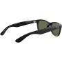 Gafas de Sol Unisex Ray-Ban New Wayfarer Negro Ø 55 mm