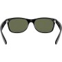 Gafas de Sol Unisex Ray-Ban New Wayfarer Negro Ø 55 mm