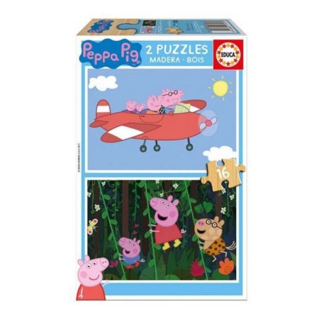 Puzzle Peppa Pig Educa 17157 (16 pcs) 16 Pièces