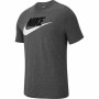 T shirt à manches courtes NSW TEE ICON FUTUA Nike AR5004 063 Gris (XXL)