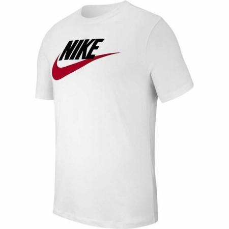 T shirt à manches courtes NSW TEE ICON FUTUA Nike AR5004 100 Blanc (XXL)