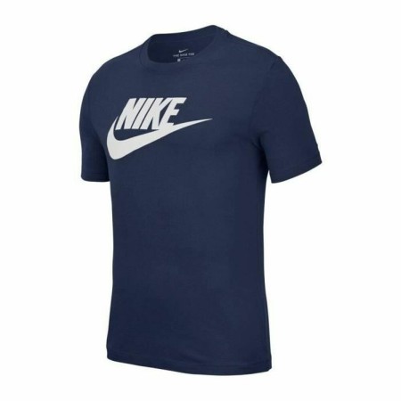 T shirt à manches courtes NSW TEE ICON FUTUA Nike AR5004 411 Marin (XL)