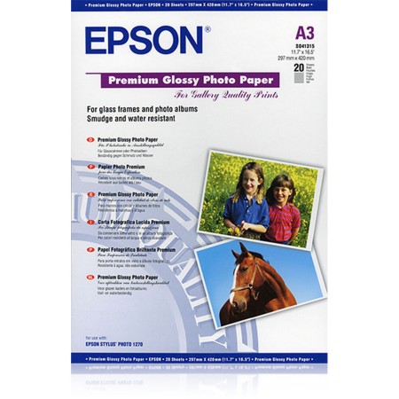 Papier Photo Glacé Epson Premium Glossy A3