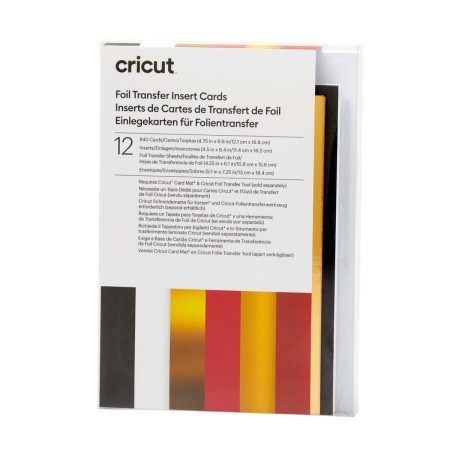 Cartes d'insertion pour traceurs de découpe Cricut Royal Flush R40