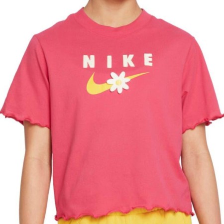 T shirt à manches courtes ENERGY BOXY FRILLY Nike DO1351 666 Rose