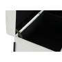 Banqueta DKD Home Decor Blanco Negro Metal 123 x 40 x 44 cm