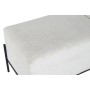 Banqueta DKD Home Decor Blanco Negro Metal 123 x 40 x 44 cm
