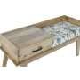 Banqueta Home ESPRIT Multicolor Natural Madera de mango 114 x 41 x 53 cm