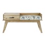 Banqueta Home ESPRIT Multicolor Natural Madera de mango 114 x 41 x 53 cm