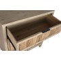 Cajonera Home ESPRIT Marrón Abeto Fibra Natural Colonial 80 x 40 x 92 cm