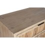 Cajonera Home ESPRIT Marrón Abeto Fibra Natural Colonial 80 x 40 x 92 cm