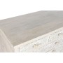 Cómoda Home ESPRIT Blanco Natural Madera de mango Madera MDF 145 x 41 x 75 cm