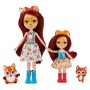 Muñeca Enchantimals Felicity Fox & Flick Feana Fox & Mixte 4 Piezas (2 Unidades)