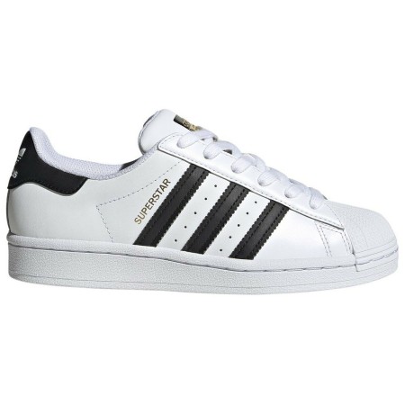 Chaussures casual enfant SUPERSTAR CF C Adidas FU7714 Blanc